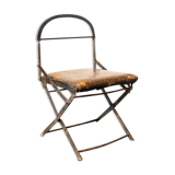 Military field folding seat of the early 900s.