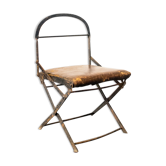 Military field folding seat of the early 900s.