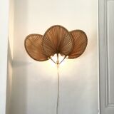 Vintage fan wall lamp 1970