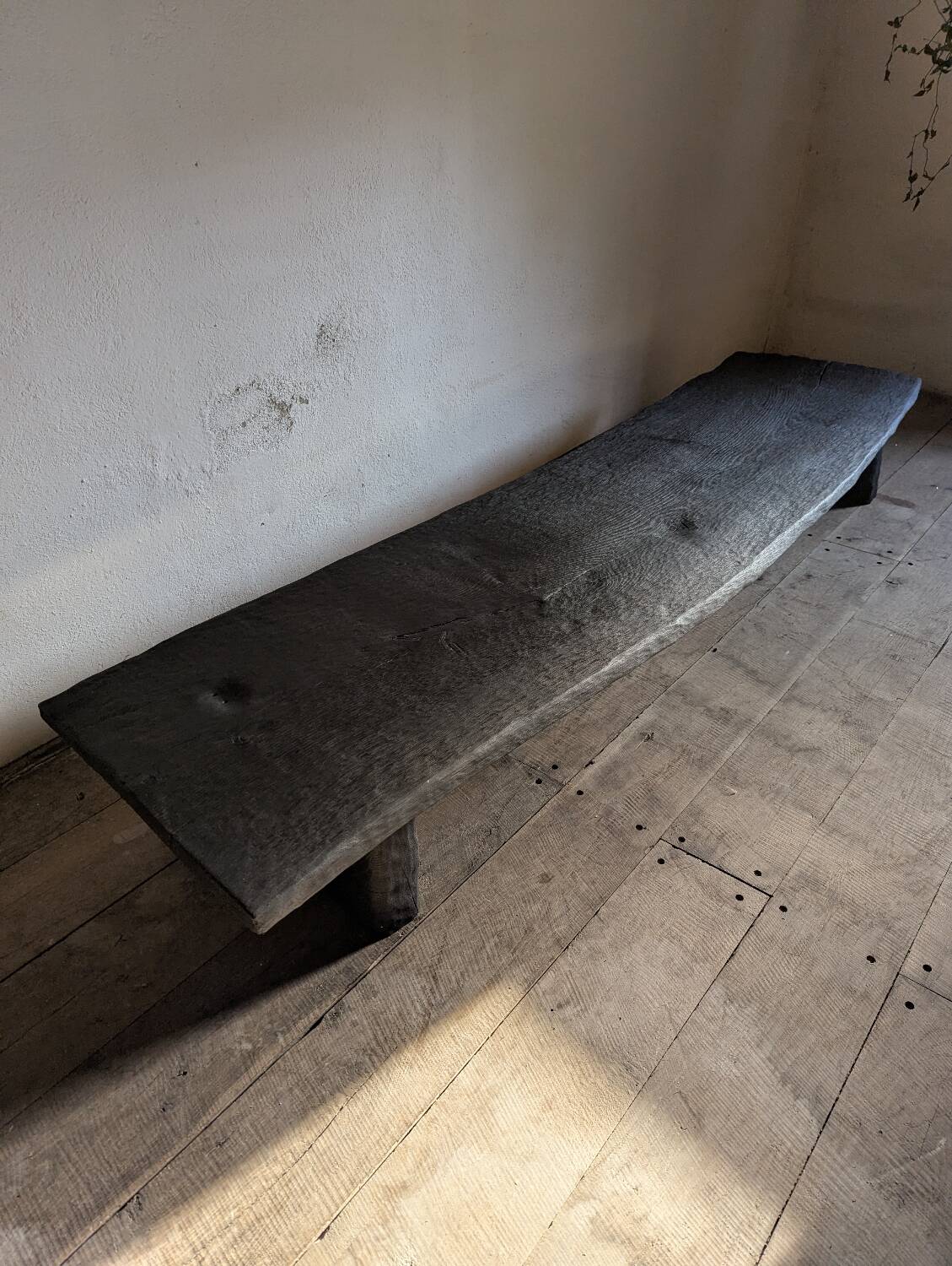 Burnt oak coffee table