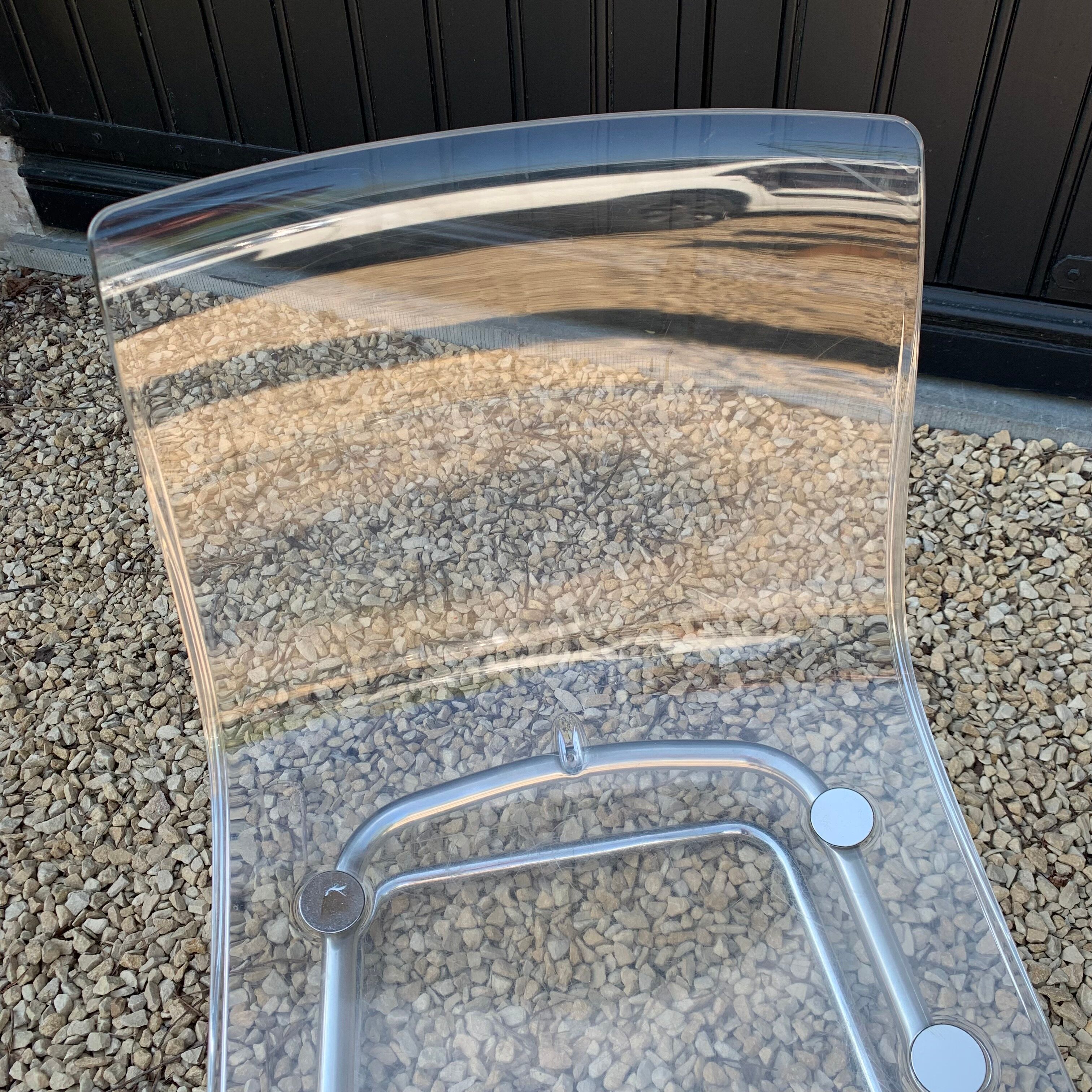 Pair of plexi chairs