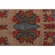 1970s Vintage Turkish Oushak Handmade Wool Cotton Brown Runner Rug 178x448