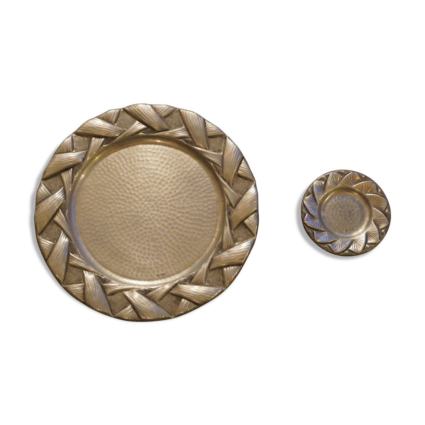 Paire de plateaux art-déco 1930