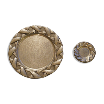 Paire de plateaux art-déco 1930