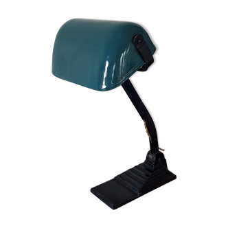So-called banker office lamp signed ERPE
