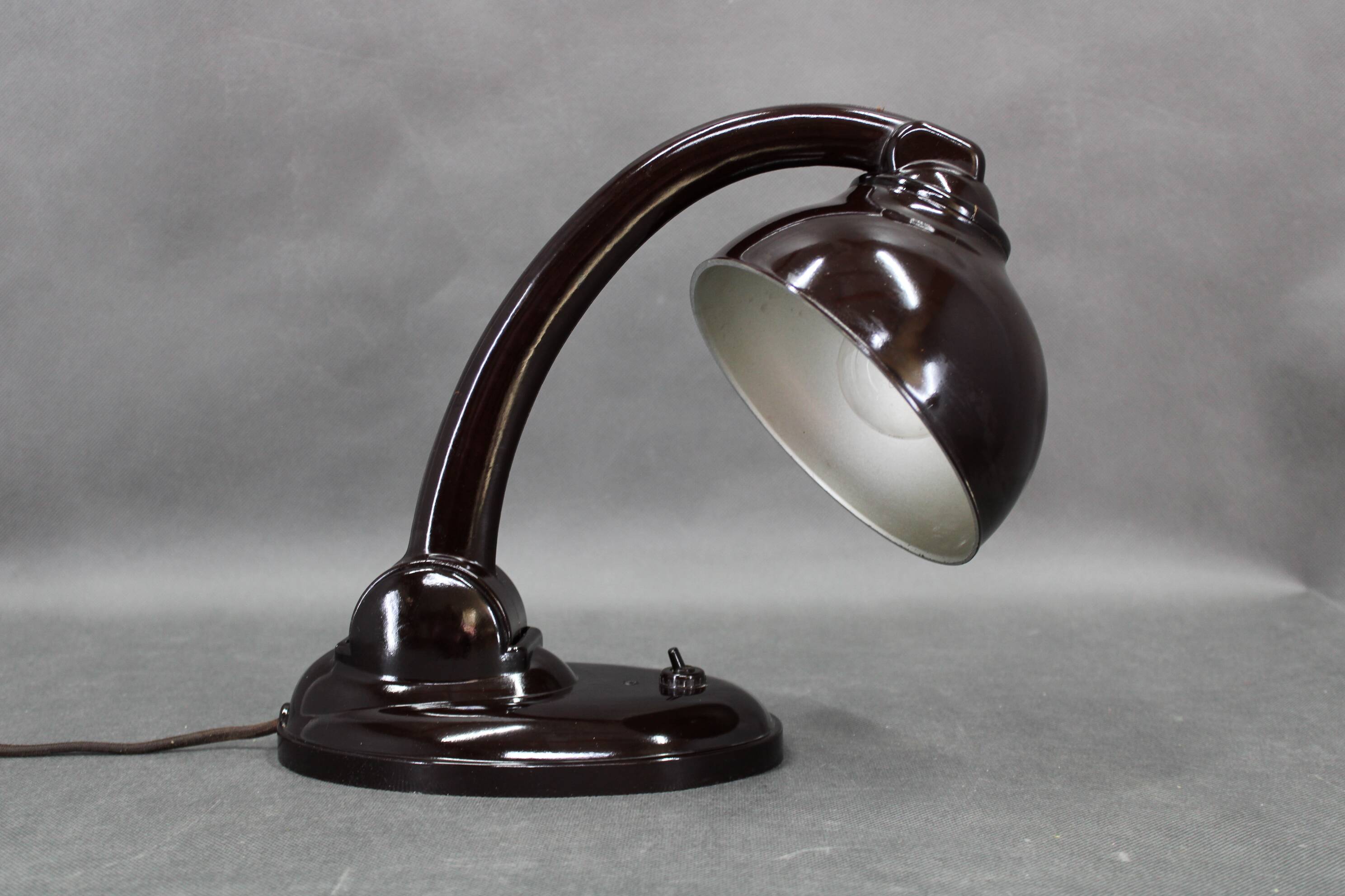 Bauhaus Bakelite Table Lamp by Electrosvit, Model 11126, 1930s