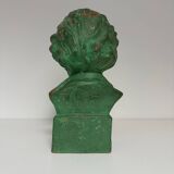 Chopin bust in terracotta by Henri Onesto