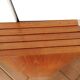 Black metal and wood shelf 60/70