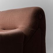 Canapé 7 modules tissu marron Rezia