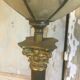 Lampe en bronze et nacre