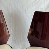 Duo chaises baumann laquées