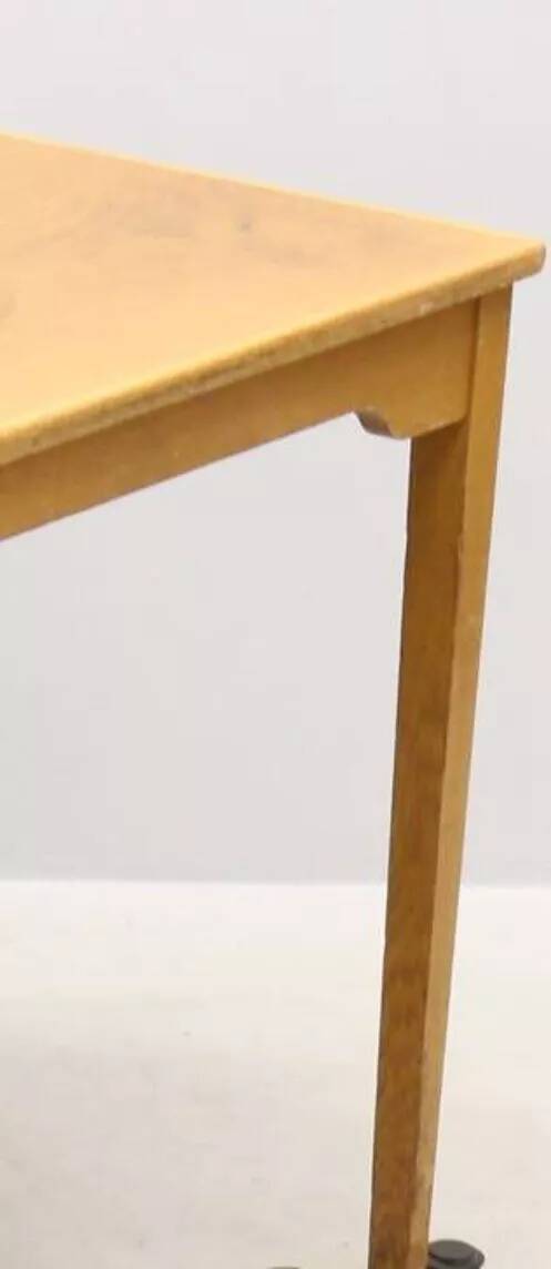 Vintage Scandinavian oak desk with 4 drawers – Sweden – 1960s