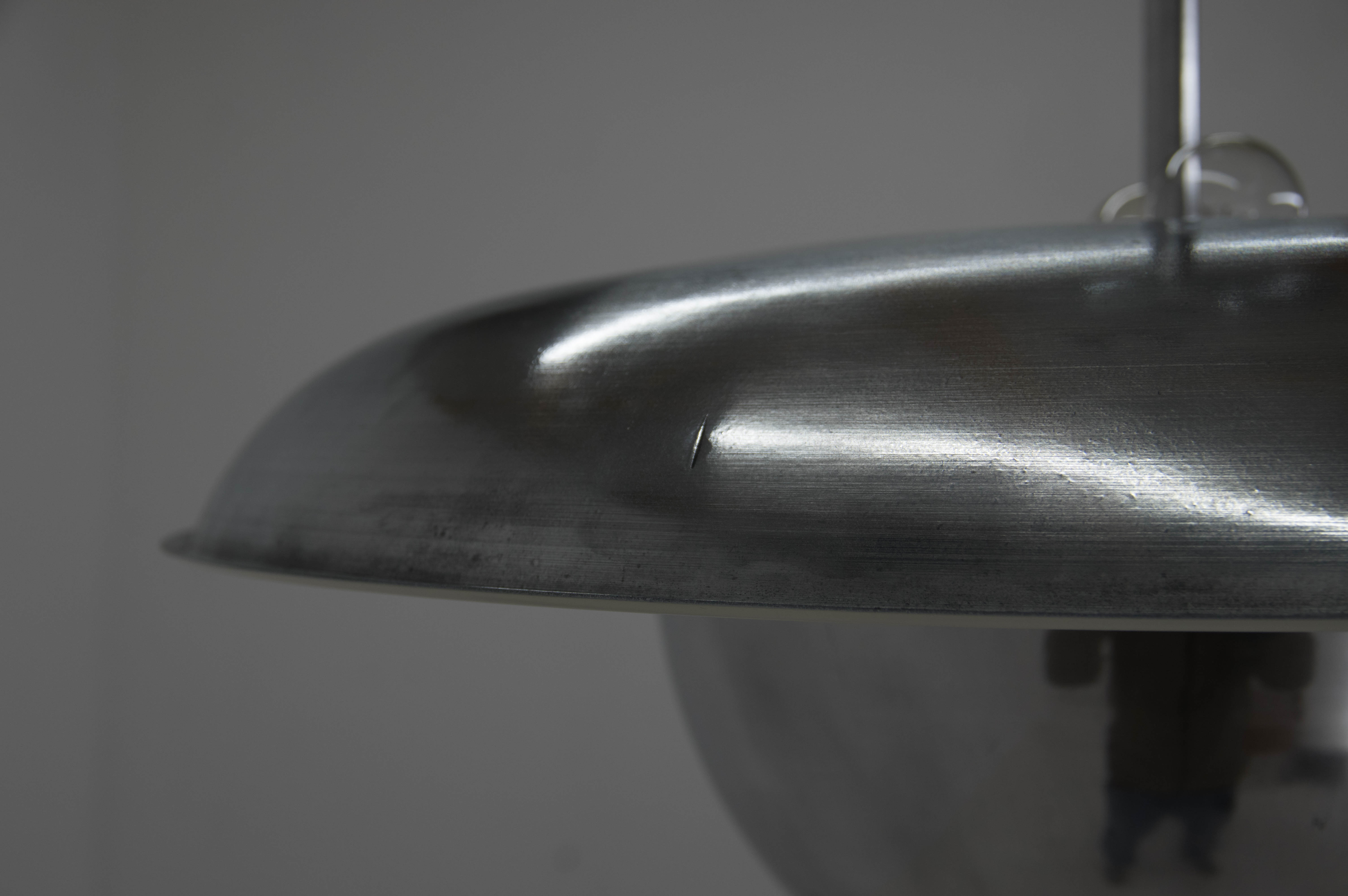 Rare Bauhaus Chandelier by IAS, 1930s, Restored