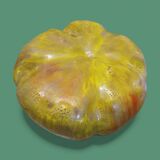 Pumpkin/gourd shaped box - Slipware ceramic