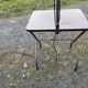 Floor lamp of the 50s magazine holder and tablet reader lamp formica