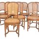 Suite de 8 chaises de style Louis XVI