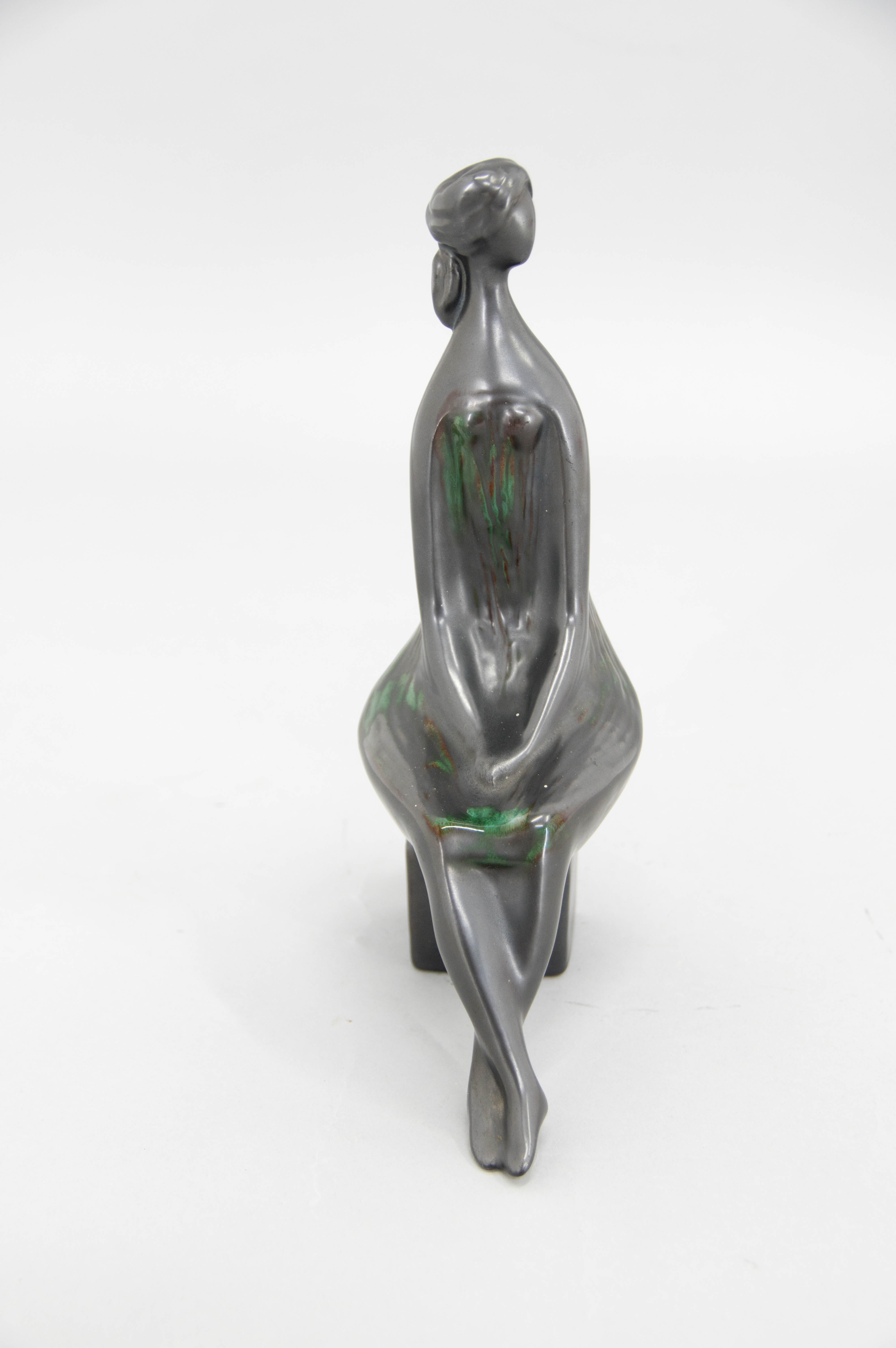 Midcentury Ceramic Sculpture by Jitka Forejtova, 1960s