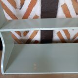 Vintage green wood shelf