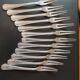 Set of Christofle snail forks made of silver metal