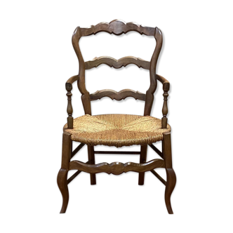 Louis XV rustic armchair - early 20th century