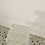 Vintage glass whiskey decanter