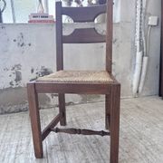 Set 4 chaises rustiques chêne De puydt, Belgique 1970