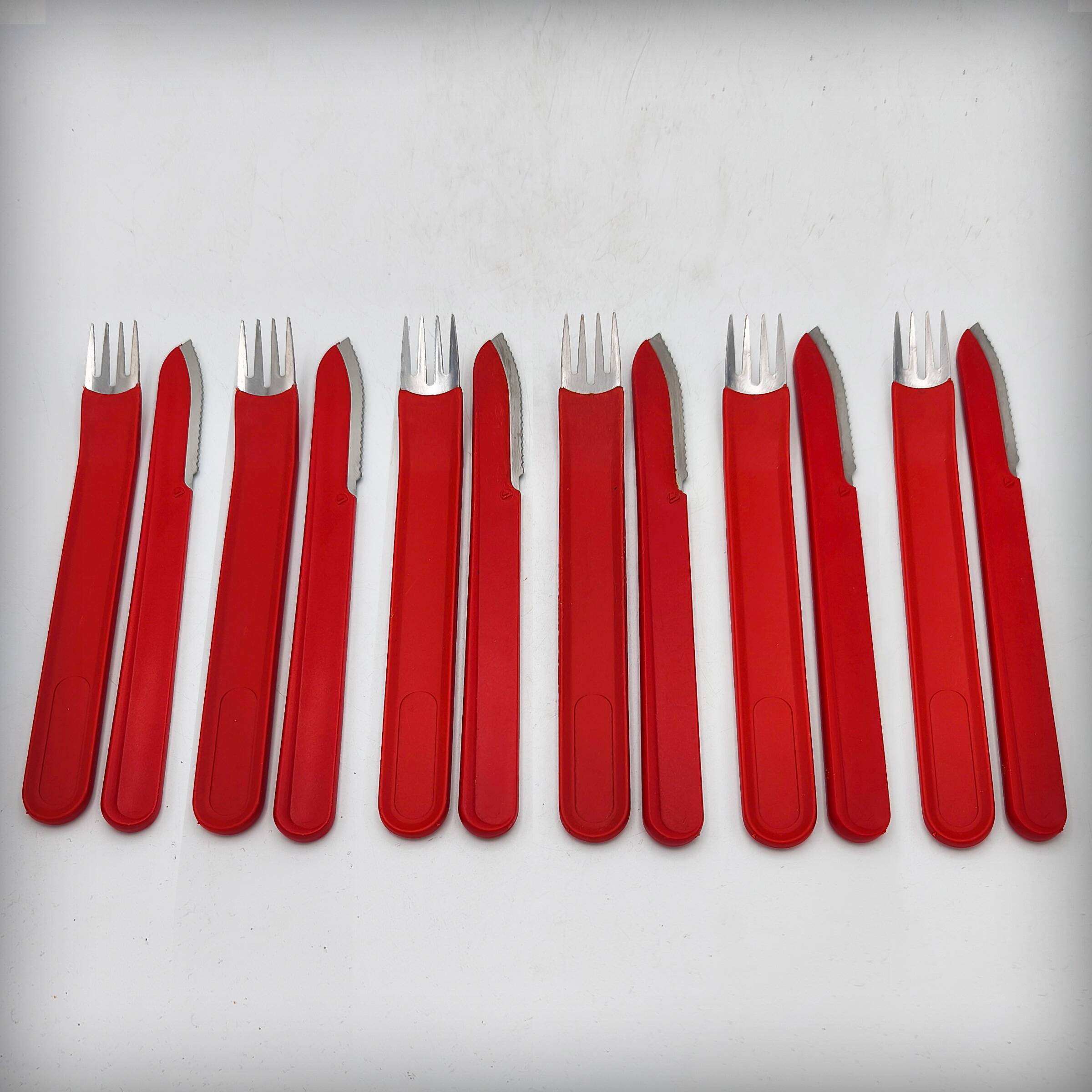 "Casino" cutlery set for 6 people by Sedasco, France, 1970s