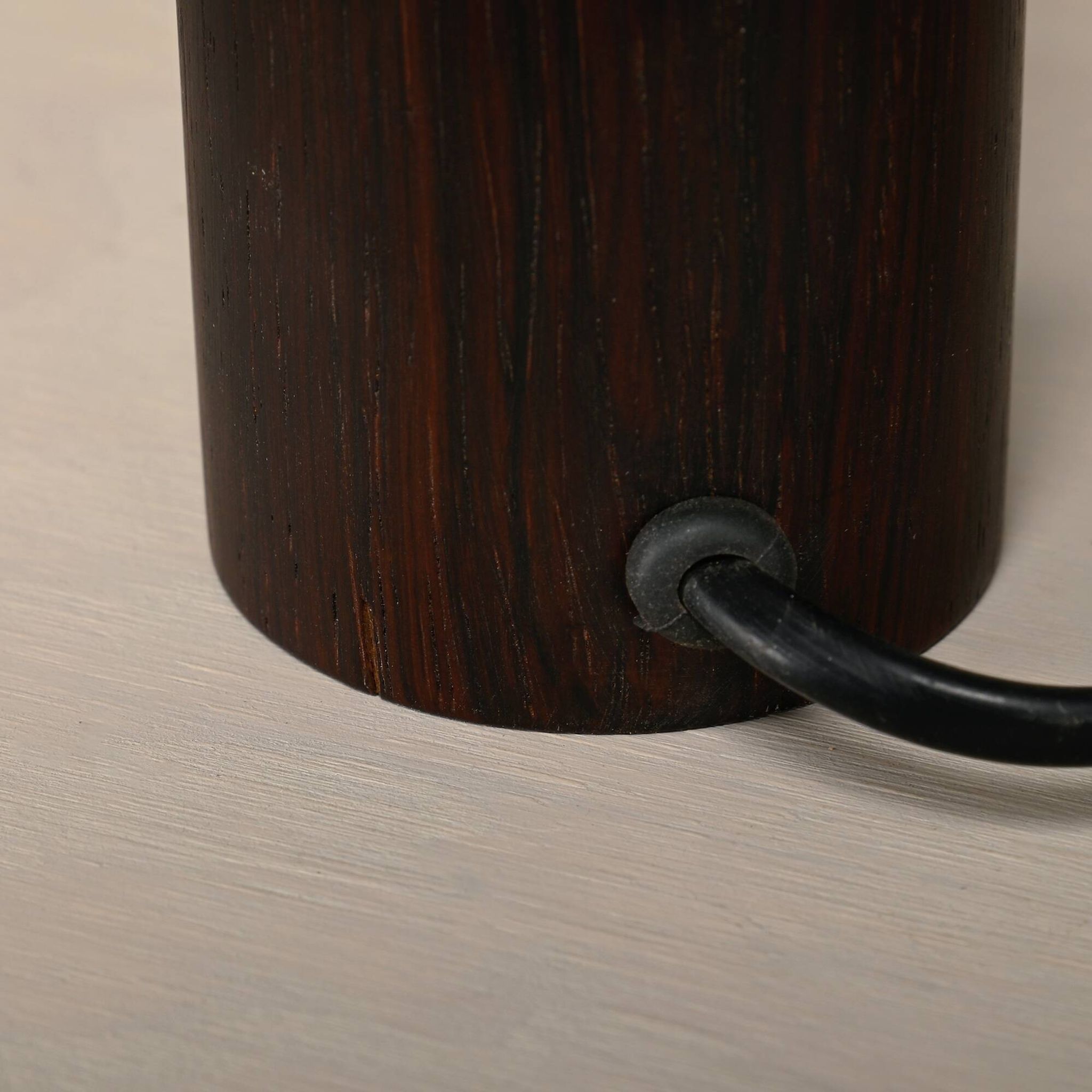 Lampe de table en palissandre scandinave, Danemark années 1960