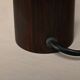Scandinavian Rosewood Table Lamp, Denmark 1960s