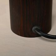 Lampe de table en palissandre scandinave, Danemark années 1960