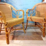 Wicker armchairs 1930s