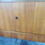 Vintage storage cabinet from the 60s, walnut.