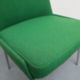 1960s chair in green and chrome from Mauser