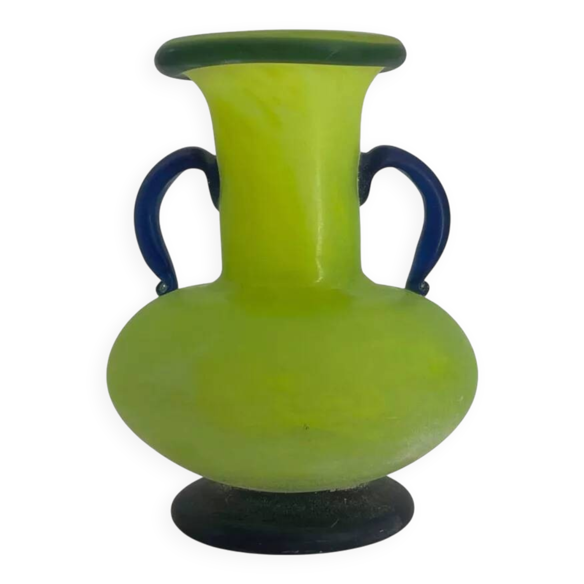 Vintage glass paste vase