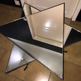 Mirror table triangle/star shape wrought iron unique model
