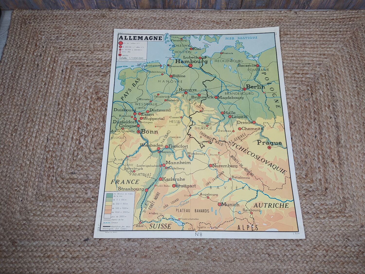 School map Editions Rossignol