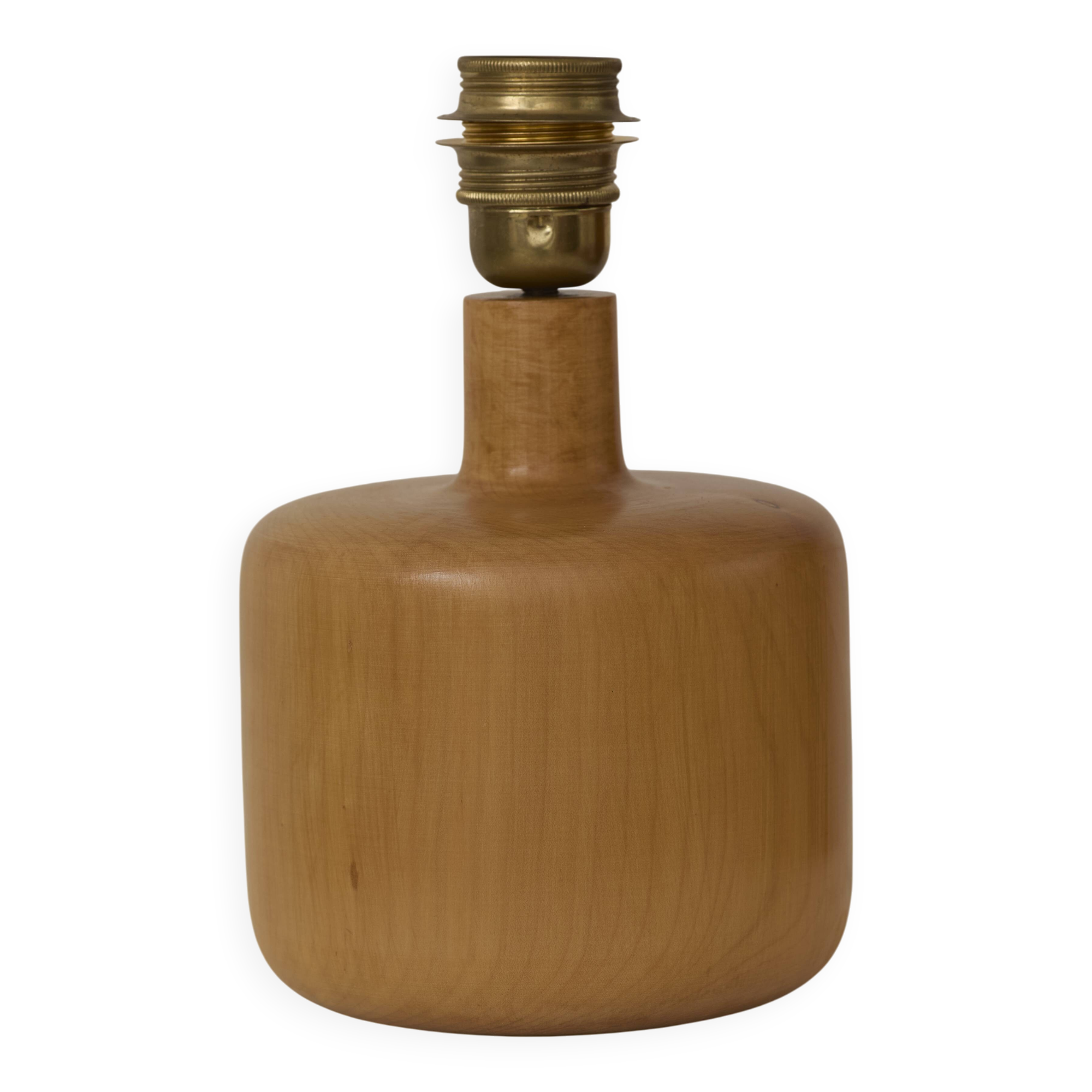 Solid wood lamp #02 by Charlotte Perriand for Les Arcs vintage Circa