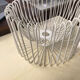 Vintage Johansson white metal fruit bowl