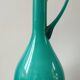 Vintage double glass vase-jug from Empoli (38 cm)