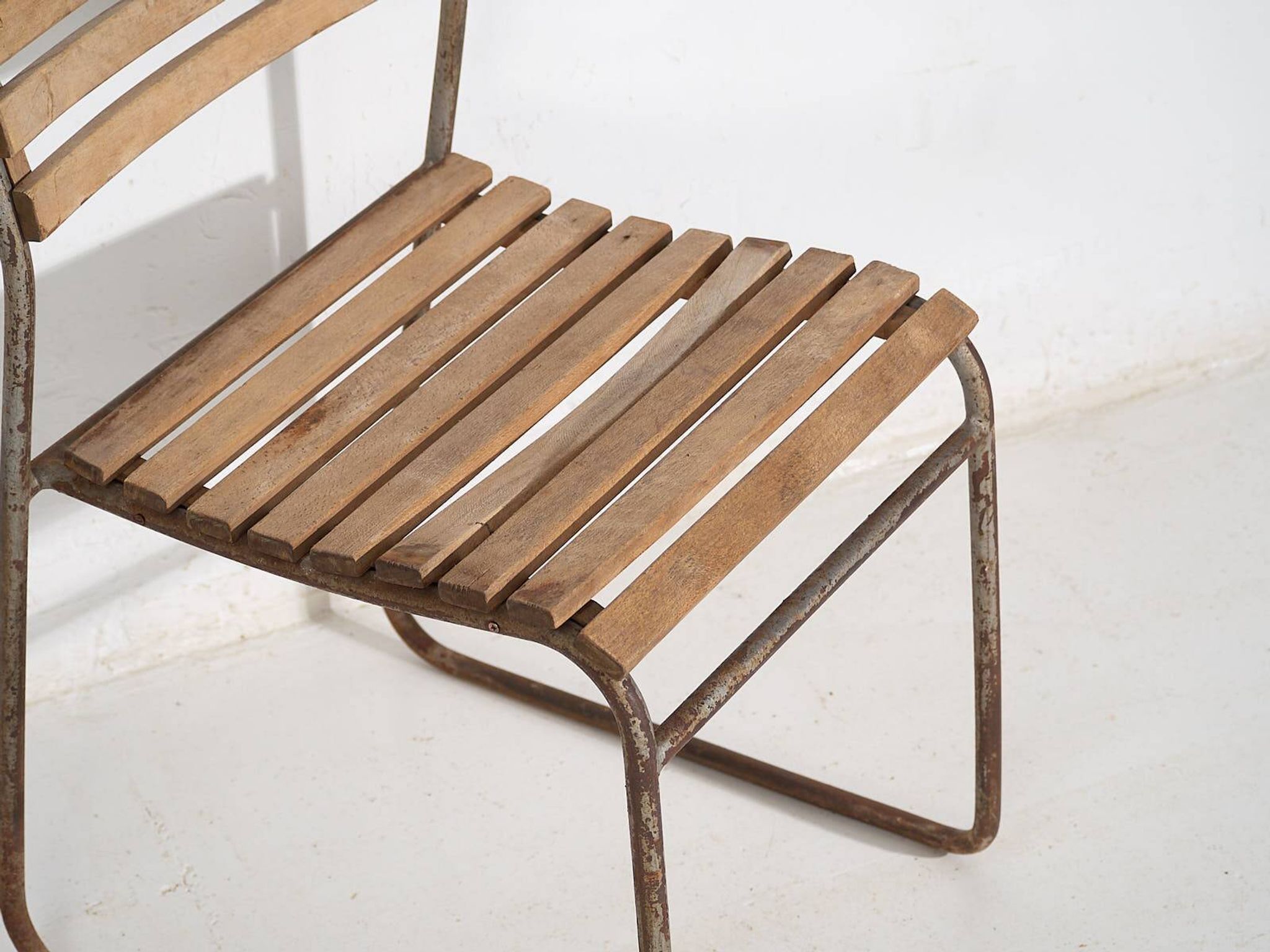 Antique garden chairs (circa 1920). Set of 4 pieces #2