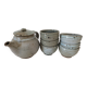 Boisbelle stoneware tea set – French wabi-sabi craftsmanship