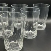 Baccarat - 6 crystal Richelieu goblets