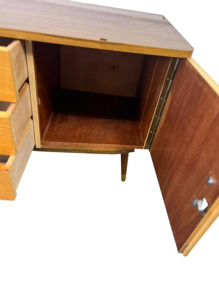 Meuble TV bas vintage en bois / lowboard / buffet bas