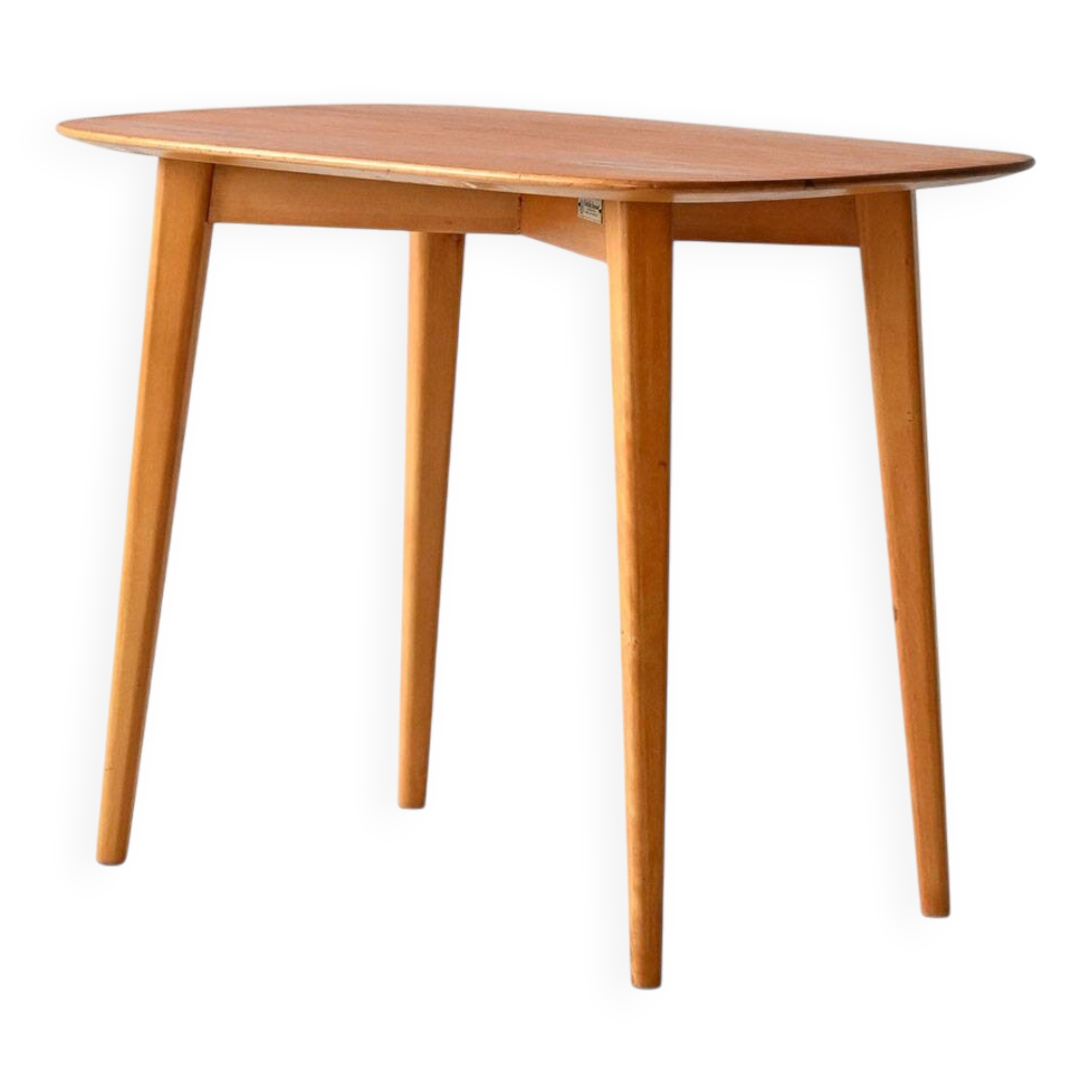 Vintage Swedish Coffee Table by Nordiska Kompaniet in Teak and Oak