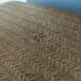 Old trunk rice straw