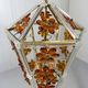 Glass flower hanging lamp 1950-60’s