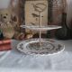 Vintage two-tier serving dish made in England by Myott.