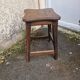 Antique solid wood stool cottage