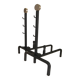 Bronze cast iron firewood fireplace accessory andier spit grill