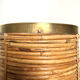 Porte parapluies vintage rotin laiton